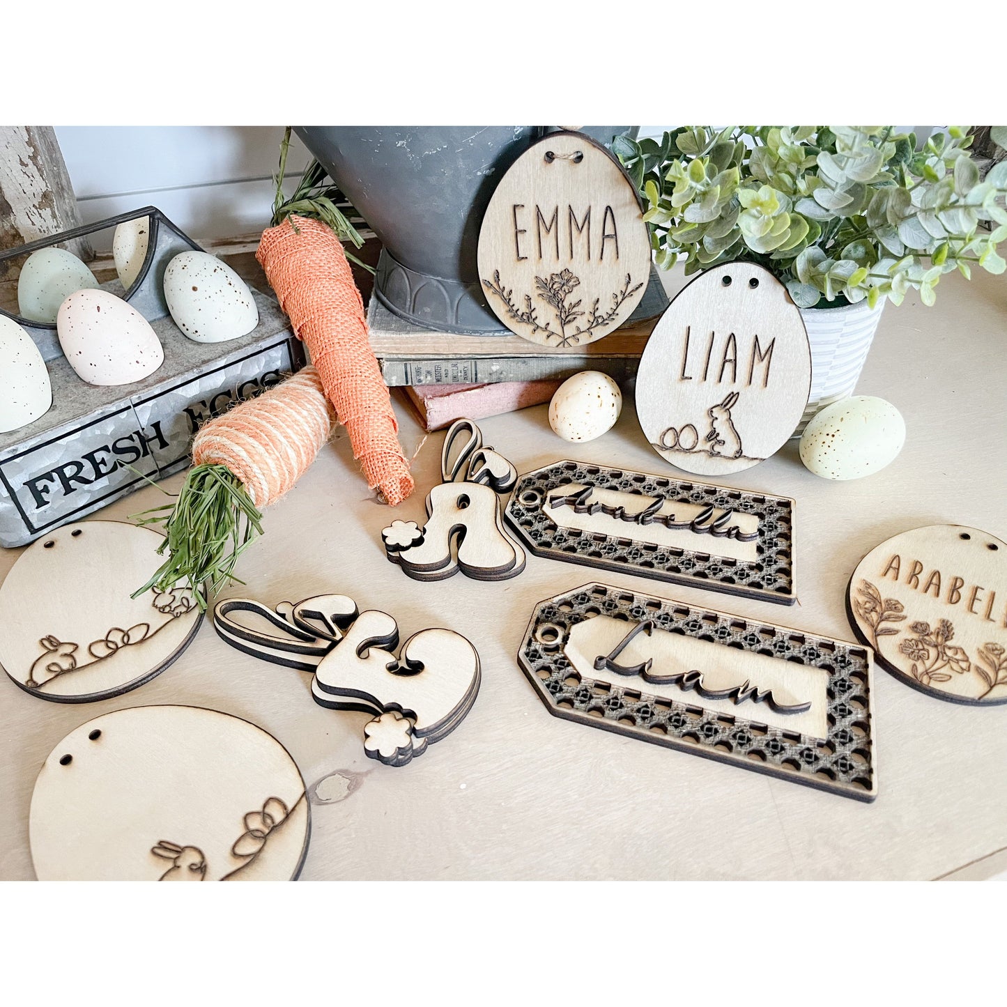 Easter Basket Name Tags