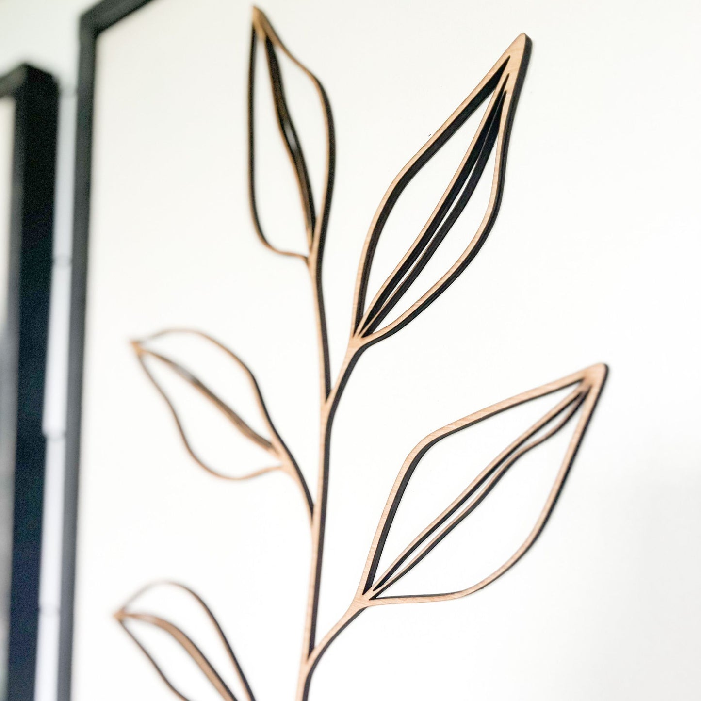 Wooden Botanical Wall Decor