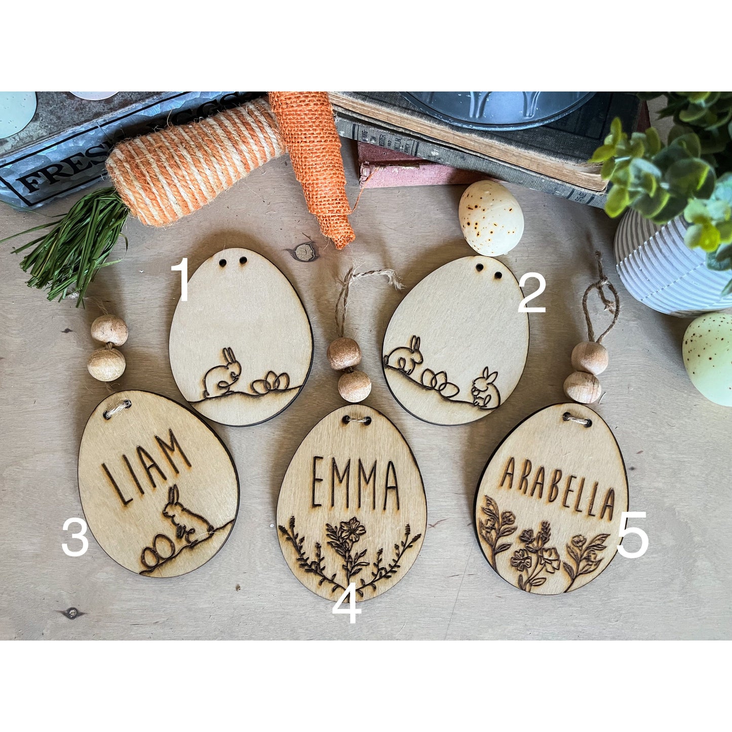 Easter Basket Name Tags