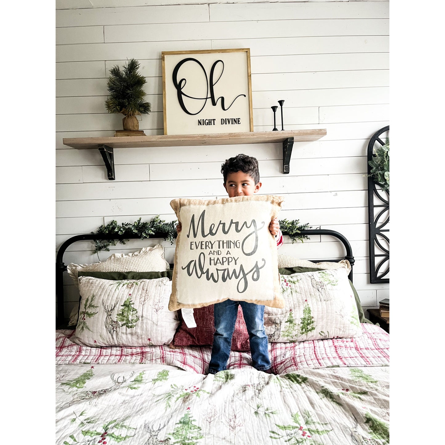 Merry Everything Holiday Pillow