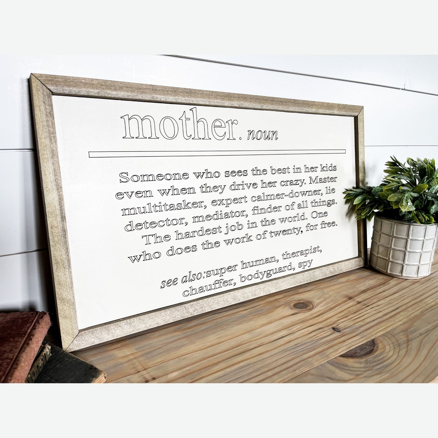 Mom Definition Sign – 12x22