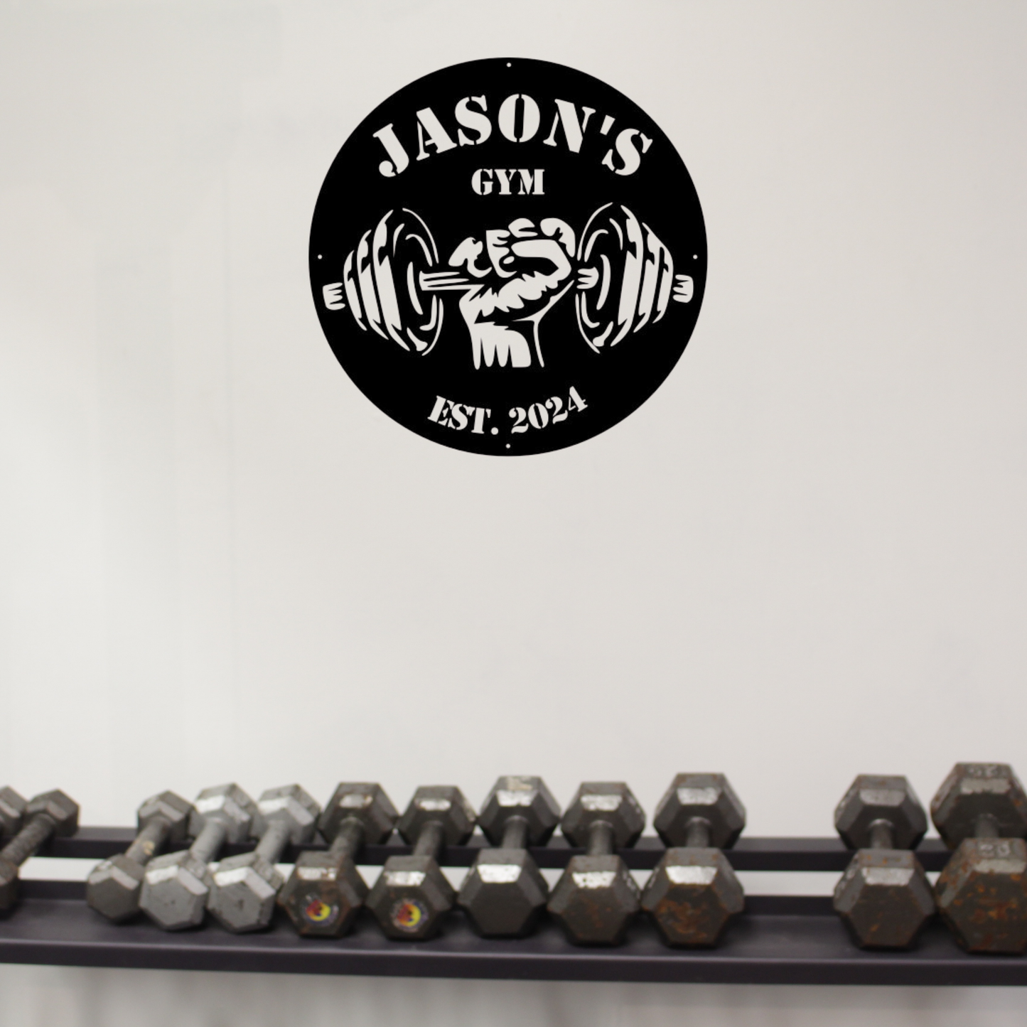 Custom Metal Gym Sign