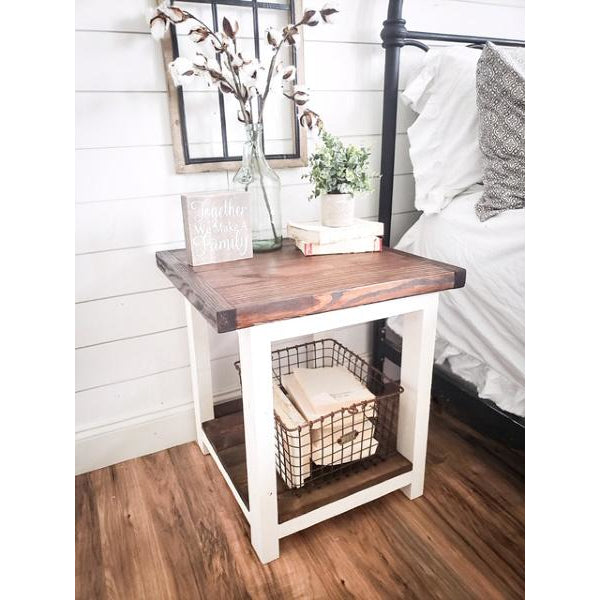 Aurora Farmhouse night stand - Farmhouse Decor