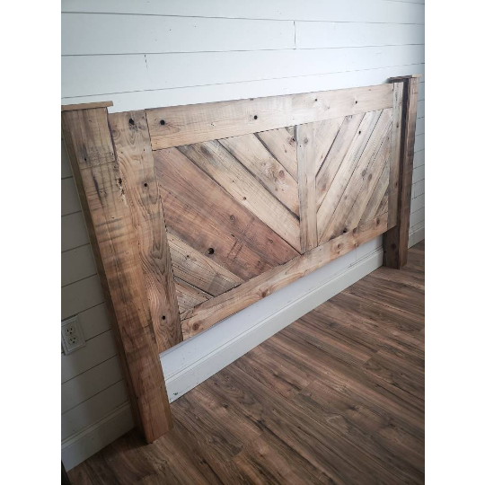 Alana Rustic Farmhouse King Headboard