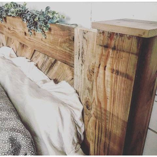 Alana Rustic Farmhouse King Headboard