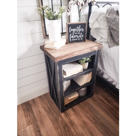 Milly Farmhouse night stand - Farmhouse Decor