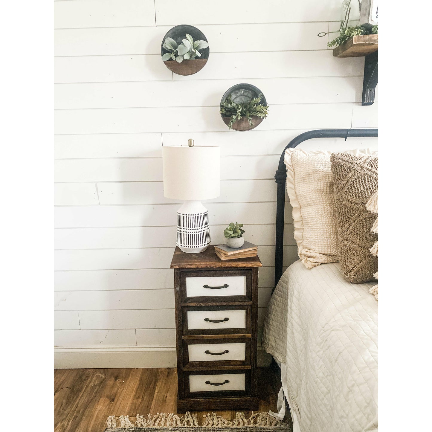 Set of 2 - Galvanized Wall Planter