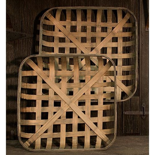 2/Set, Square Tobacco Baskets