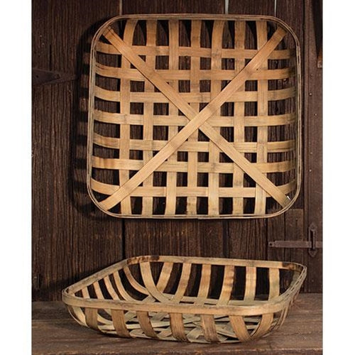 2/Set, Square Tobacco Baskets