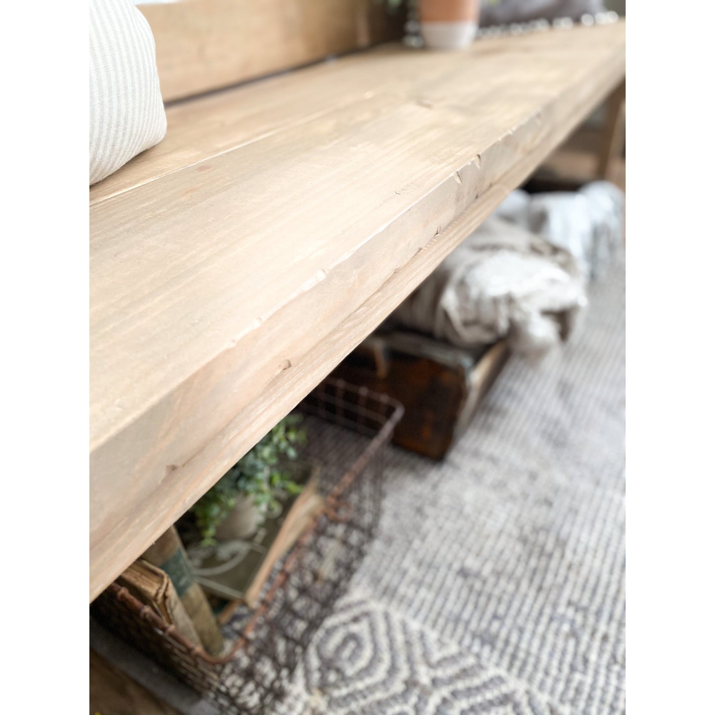 Vintage Farmhouse Bench