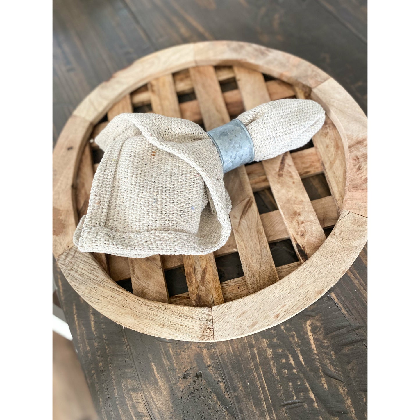 Solid Wood Charger Plate