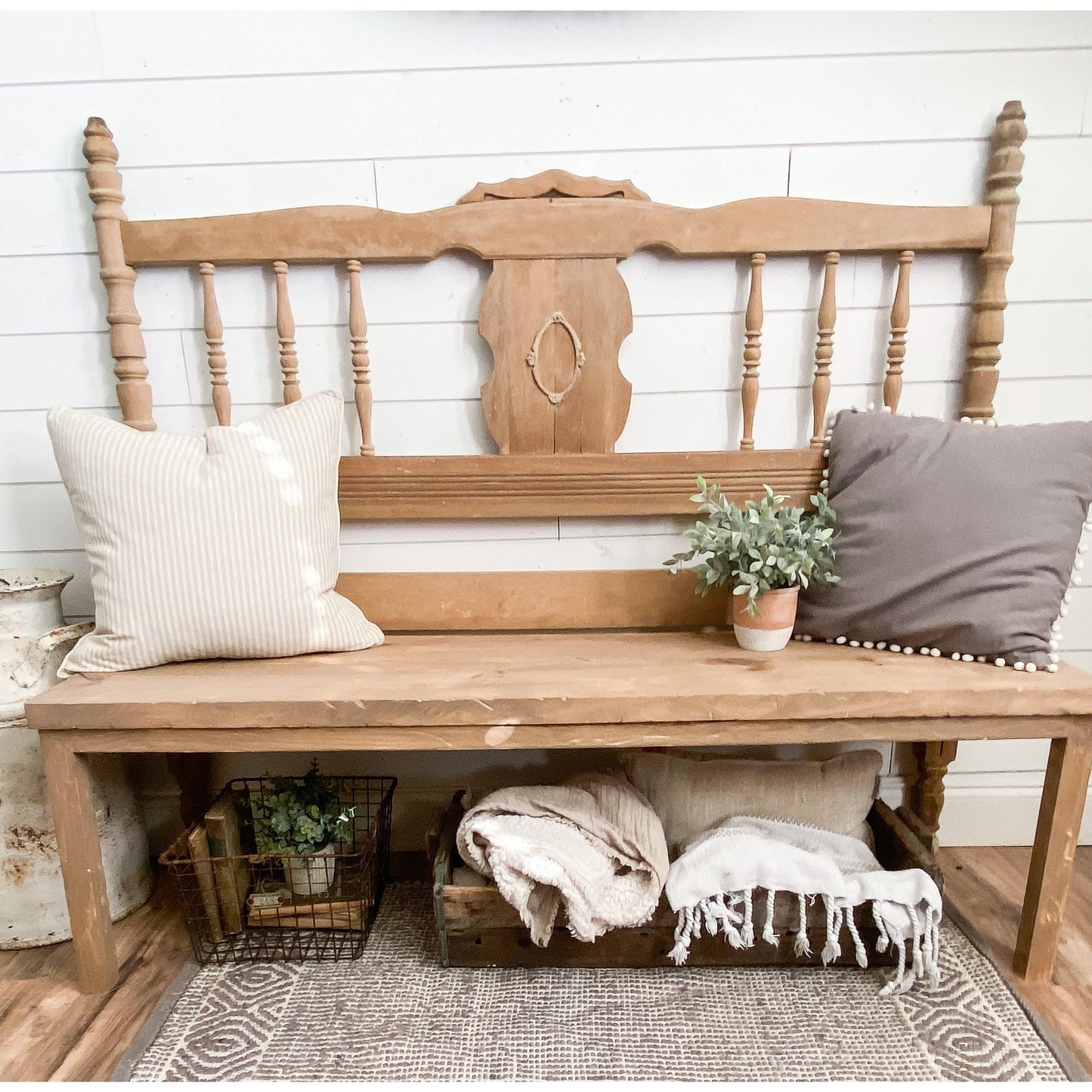 Vintage Farmhouse Bench