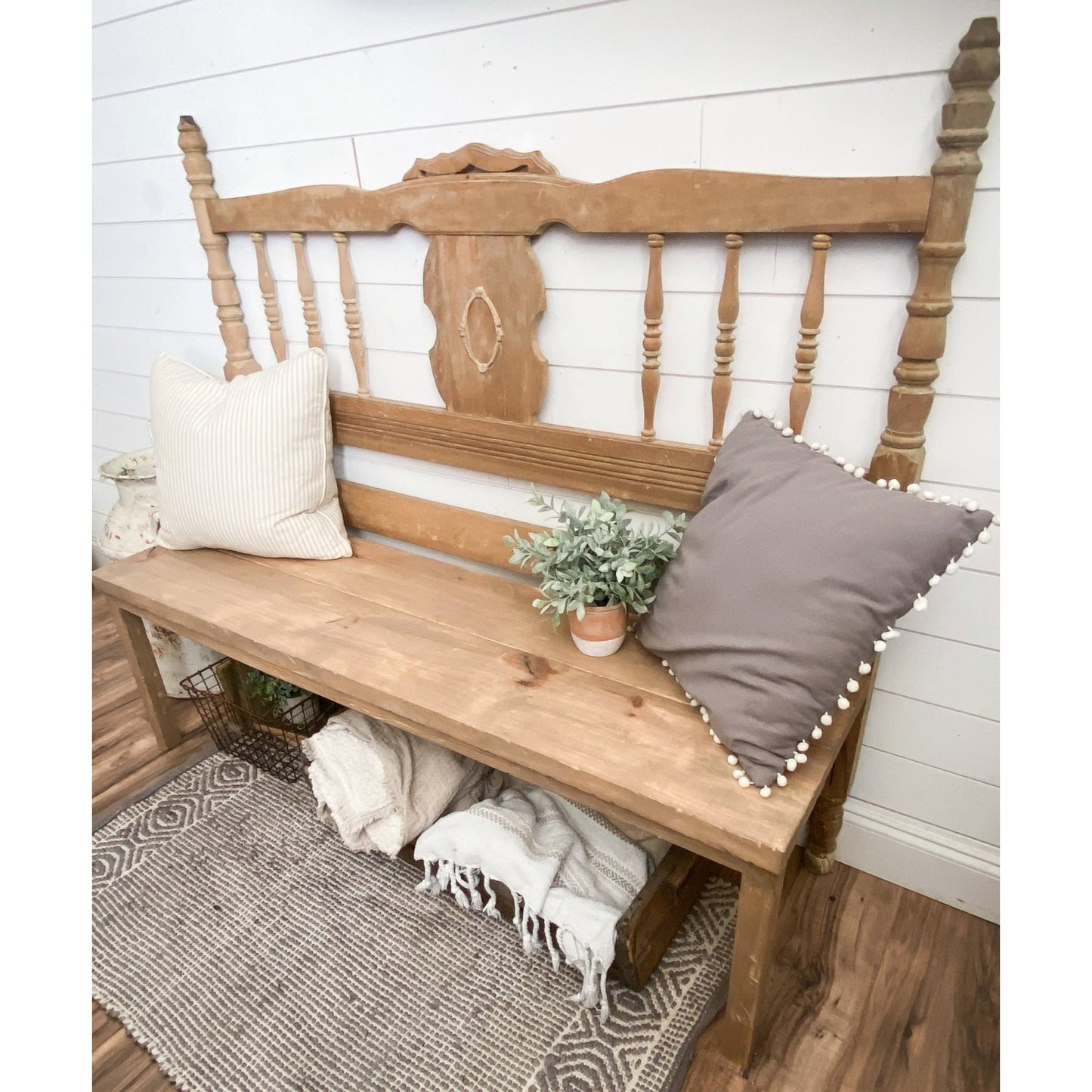 Vintage Farmhouse Bench