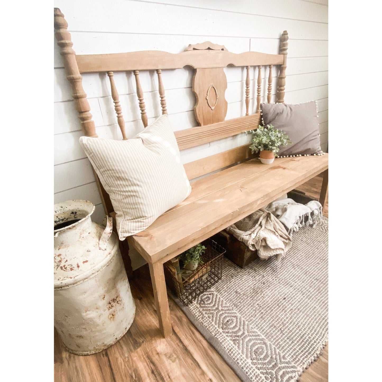 Vintage Farmhouse Bench
