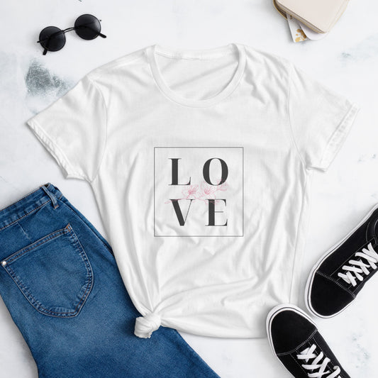 Women's Love yourself short sleeve t-shirt