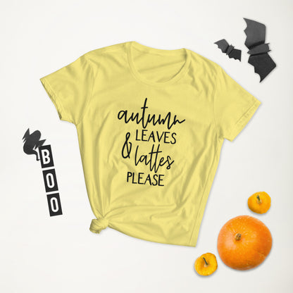 Autumn Leaves & Lattes T-Shirt