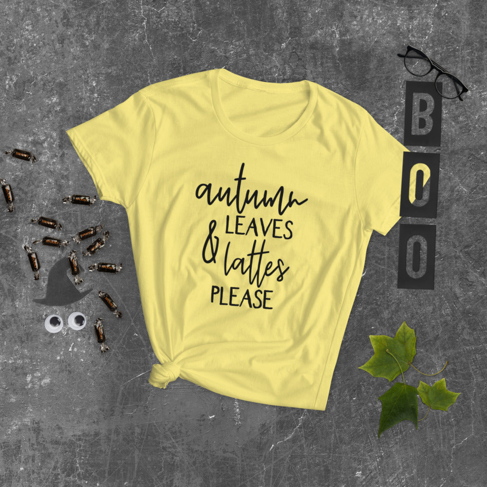 Autumn Leaves & Lattes T-Shirt