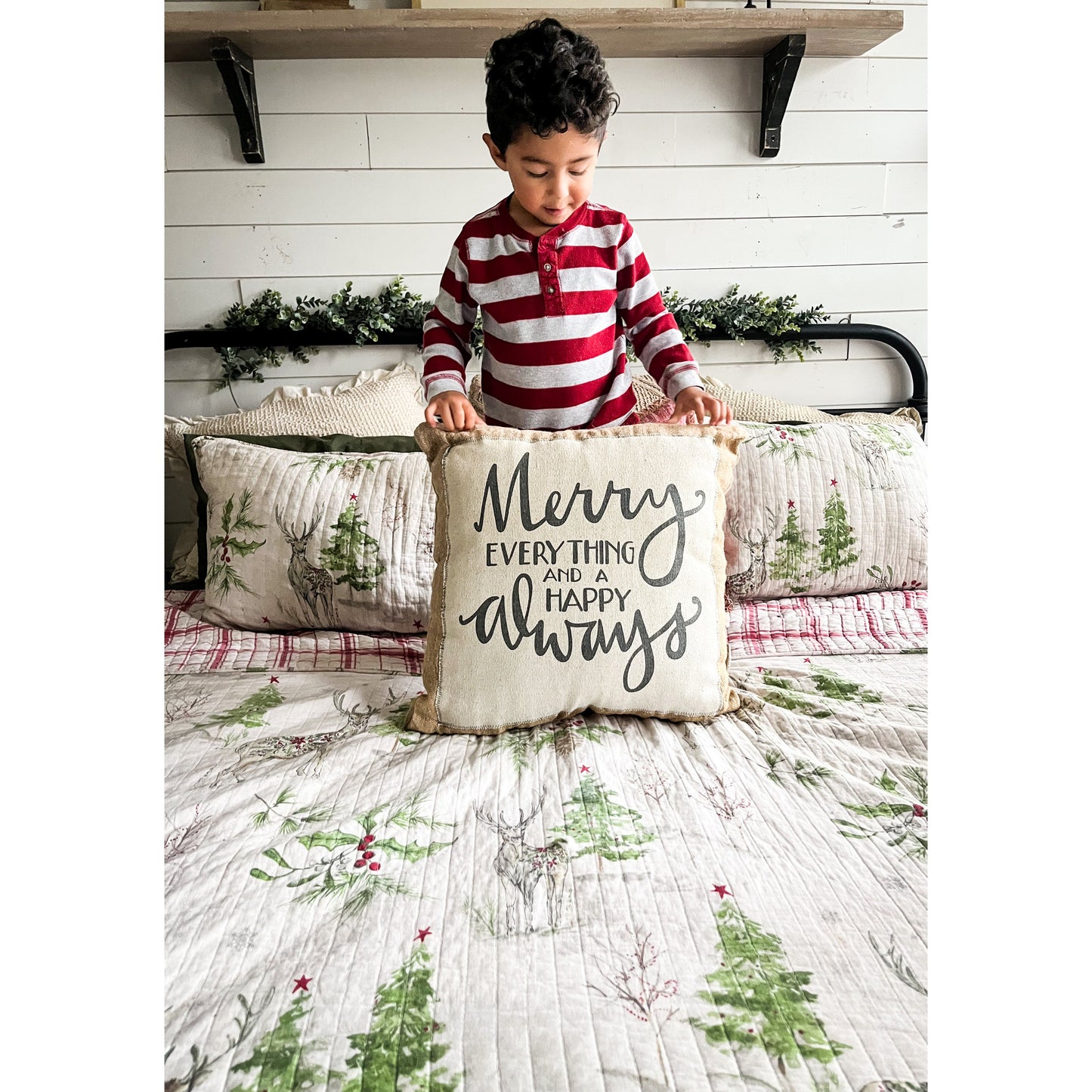 Merry Everything Holiday Pillow
