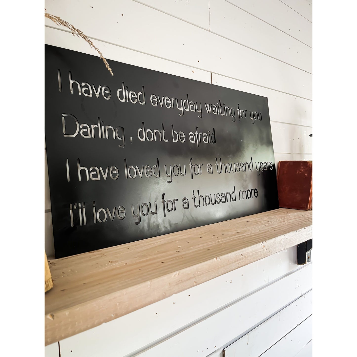 Custom Metal Lyric Sign