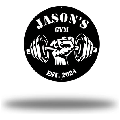 Custom Metal Gym Sign