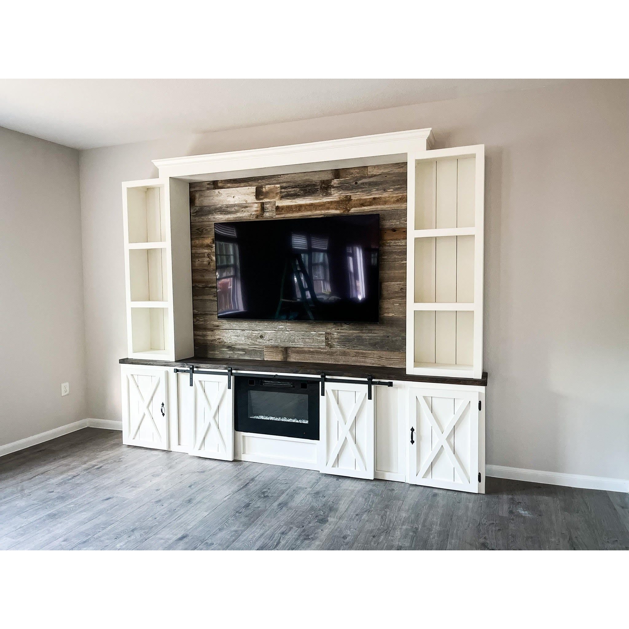 Adalee Farmhouse Entertainment Center – Savvy Farmhouse Design Co.