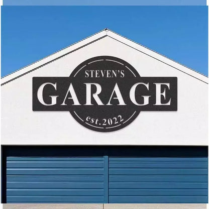 Personalized Workshop Sign Custom Garage Name