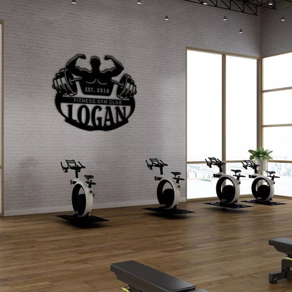 Personalized Metal Gym Sign