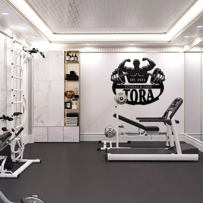 Personalized Metal Gym Sign