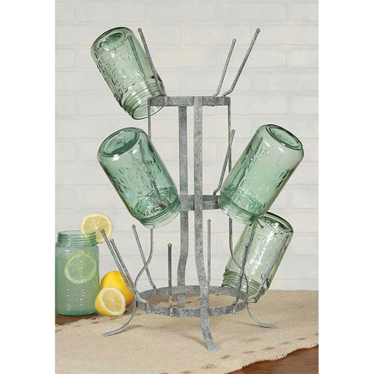Wine Bottle Dryer Tree - Barn Roof