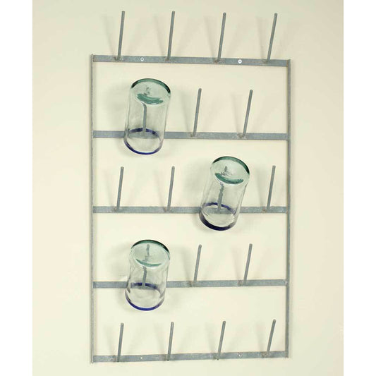 Wine Bottle Dryer Wall Rack - Barn Roof - Farmhouse Decor