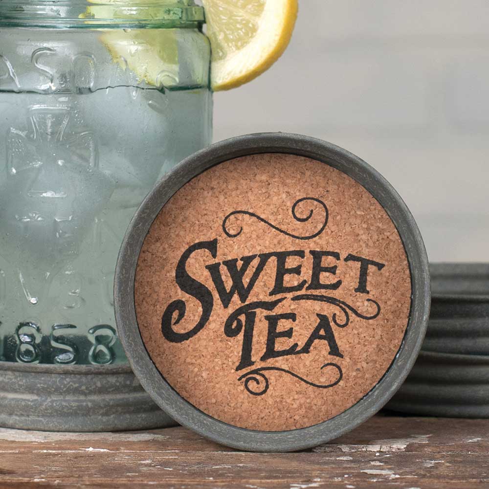 Mason Jar Lid Coaster - Sweet Tea - Farmhouse Decor