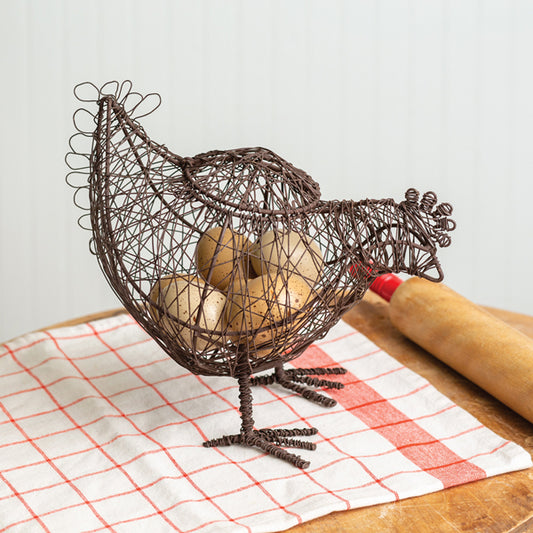 Twisted Wire Hen Basket