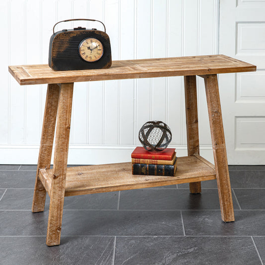Two-Tier Wooden Side Table