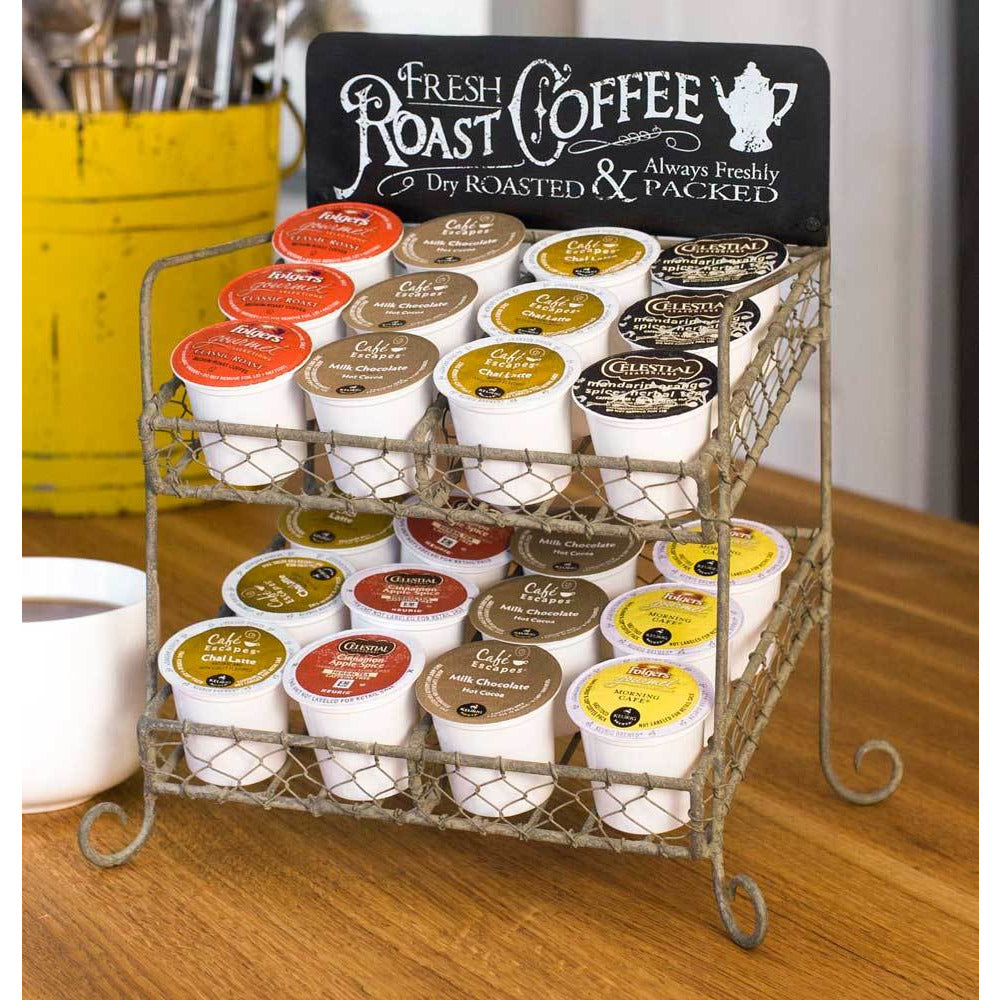 Roast Coffee K-Cup® Caddy - Farmhouse Decor