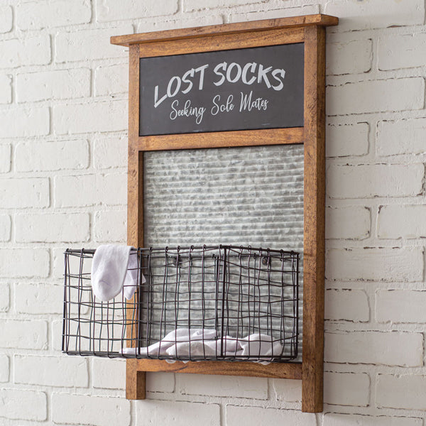 Lost Socks Storage Basket