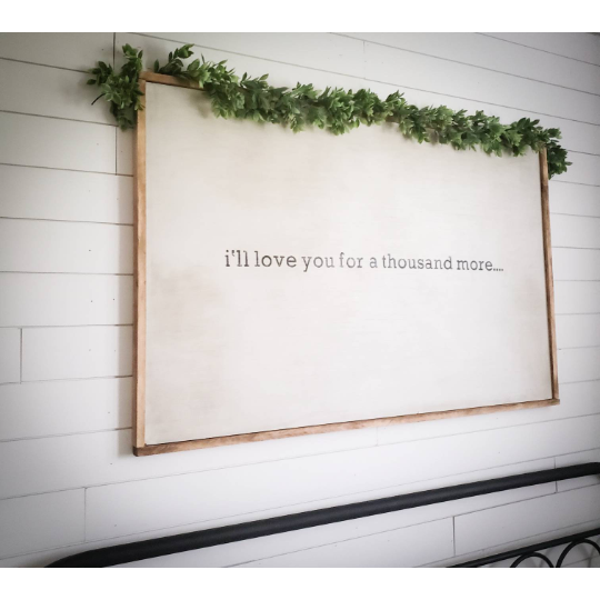 Custom Bedroom Wall Sign - Farmhouse Decor