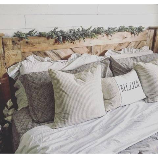 Alana Rustic Farmhouse King Headboard