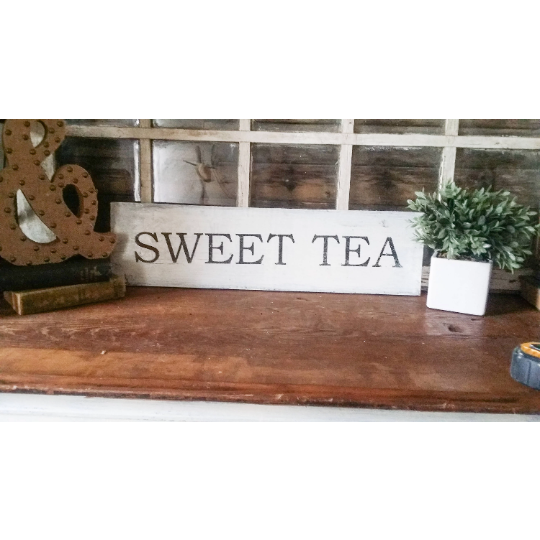 Sweet Tea Wooden Sign, Farmhouse Wall decor, Farmhouse decor, Wooden Sign - Farmhouse Decor