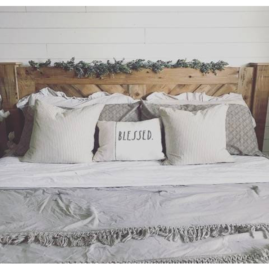 Alana Rustic Farmhouse King Headboard