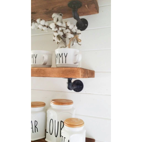 Farmhouse style rustic shelves - Farmhouse Decor