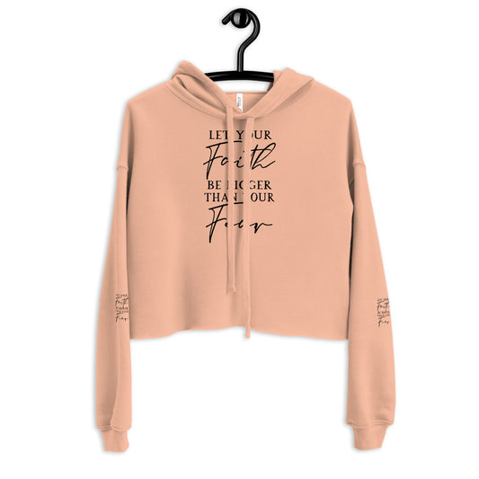 Womens Faith Crop Hoodie