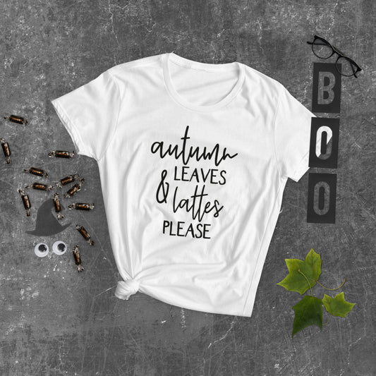 Autumn Leaves & Lattes T-Shirt